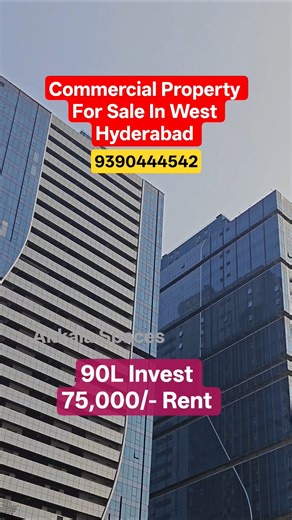 #shorts #property #commercial 📈💰Premium Commercial Building | Financial District, Hyderabad💰