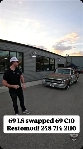 LaFontaine Classic Cars | LS powered patina 1969 Chevrolet C10 Restomod! Such a badass truck! Call us to hear more about our patina restomods. 248-714-2110 #carasmr... | Instagram