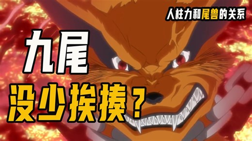 尾兽和人柱力的关系，九尾挨了三代人柱力打，温柔八尾原本脾气很暴