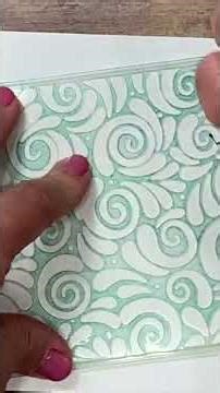 Ink Up an Embossing Folder for Soft Muted Cardstock Backgrounds