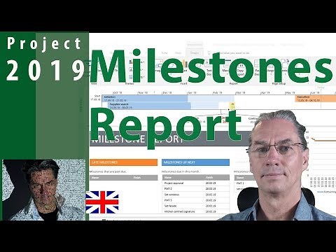 MS Project 2019 ● #6.3 Milestones Report ● Simple