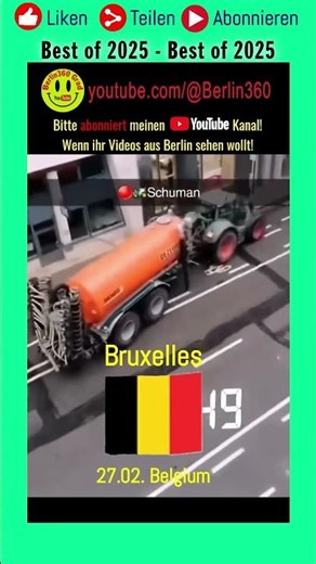 #Bauernproteste #Bauern #Bruxelles #Belgien #mercosur #ZDF #ARD #polizei #europe #agriculteurs