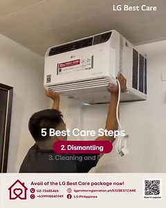 2.9K views · 80 reactions | The key to a well-functioning air conditioner is regular deep-cleaning and care. Enjoy your LG Air Conditioner’s cooling capacity to the fullest with these LG Best Care packages. Go to https://lgpromoregistration.ph/LG/BestCare and book a package that fits your needs! #LifesGood | LG Global | Facebook