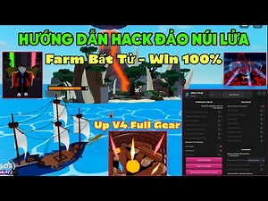 Hướng dẫn hack blox fruits Krnl Vng auto treo farm đảo núi lửa up v4 draco full gear trên điện thoại