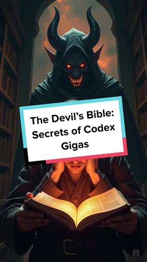 The Devil’s Bible: Secrets of Codex Gigas Uncover the chilling tale behind the Codex Gigas, a medieval manuscript shrouded in mystery and legend. What secrets does it hold? #history #mystery #medieval #bizarre #manuscript #art #facts #surprisinghistory #FunFacts #AmazingFacts #Storytime #DidYouKnow #CuriousHistory #trendingreels #viralreels #story #storytelling #storytime #foryouシ #foryou #viral | UrbanLegend