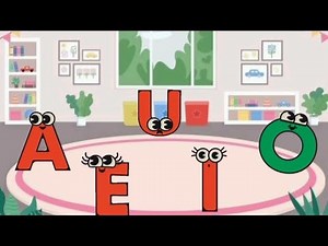 The Vowels Song | Learn A, E, I, O, U | Fun Kids | Alphabet Song | Fun And Learn