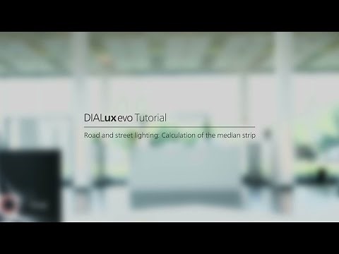 DIALux evo Tutorials for Beginners part 19 — Road and street lighting: Calculation of median strip