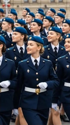 Russia’s Women Warriors March Like Machines.