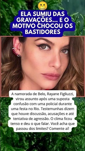 Alinne Moraes' health problem changed Globo's soap opera.