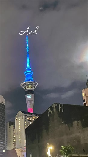 Countdown festival in Auckland NZ with landmark of the town “Skytower” #skytowerinauckland #newyear #countdown2026 #auckland #nz
