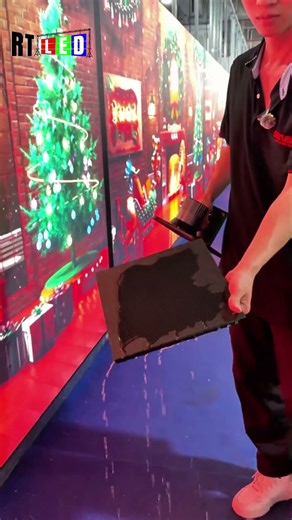 High definition indoor LED display screen#led #ledwall #leddisplay #leddisplayfactory #rental