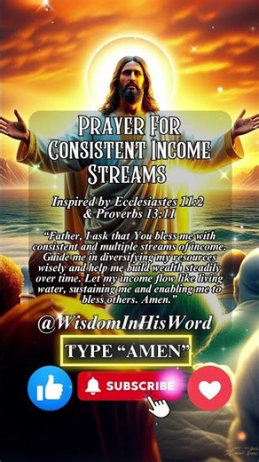 Prayer for Consistent Income Streams | God’s Provision & Financial Breakthrough