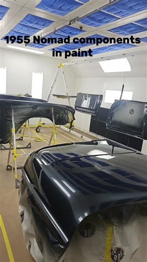 97 reactions · 12 comments | Fresh paint!! Heath and Trevor lay down gorgeous paint work on the components of our customer's 1955 Chevy Nomad. #1955chevy #chevynomad #paintjob #freshpaint #metalworksspeedshop | Metalworks Classics & Speed Shop | Facebook