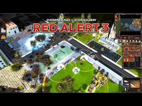 Red Alert 3 Corona MOD Celestial Empire PVE Gameplay at Gibraltar Map