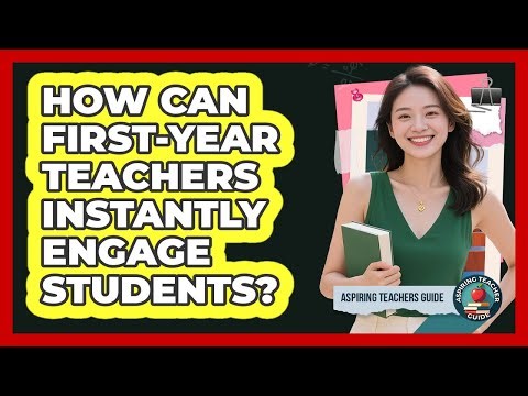 How Can First-year Teachers Instantly Engage Students? - Aspiring Teacher Guide