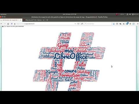 Tuto vidéo : Créer un nuage de mots clés avec nuagesdemots.fr