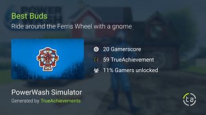 Best Buds achievement in PowerWash Simulator