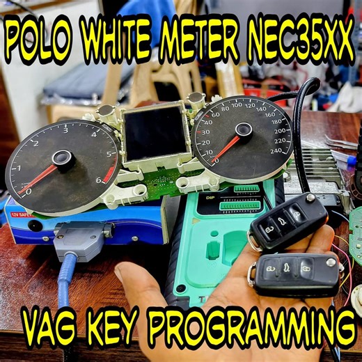 VAG NEC 35xx white meter key programming using Thinktool Master | Mastermind Tech