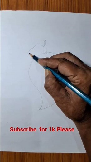 How to Draw a Mango 🍋 Easy & Beautiful Drawing for Beginners | Viral Art Shorts | Dhruvi Art