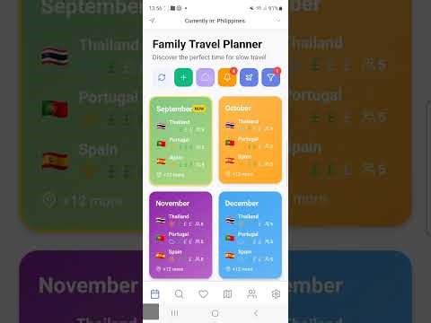 Family Travel Planner Mobile App Video