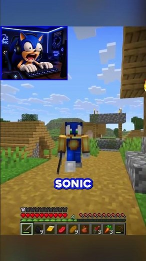 Sonic Plays Minecraft for the First Time🎮