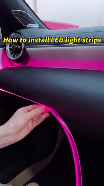 DIY Guide: Installing LED Light Strips in Your Car Interior