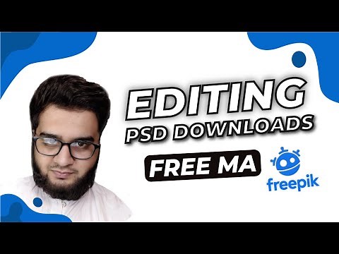 How To Download PSD On Freepik? EDIT MOCK-UPS & PSD IMAGES In Photoshop