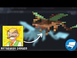 Making an ArtsByKev Dragon in Blockbench!...