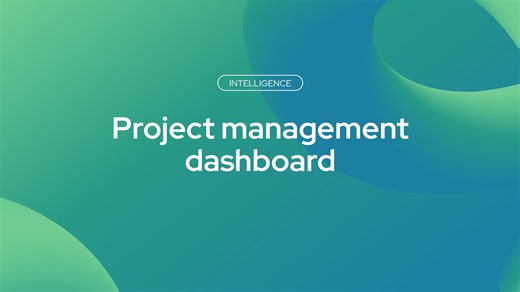 Project management dashboard in Microsoft Fabric