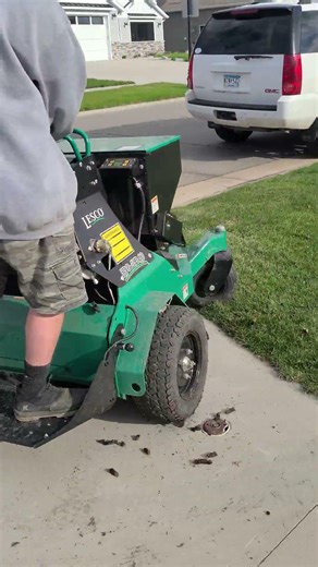 Lawn Core Aeration with Overseeding in Fargo, ND