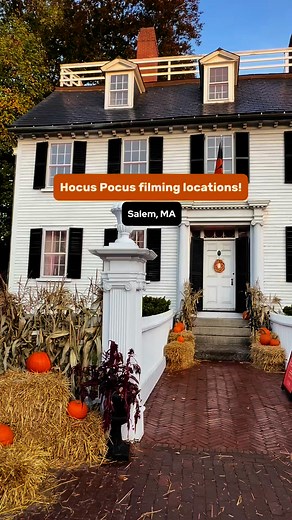 We visited several Hocus Pocus filming locations while in Salem!🖤🧡 Pioneer Village was closed and we didn't make it to the cemetery, but definitely next time! #Halloween #salem #spookyseason #HocusPocus #salemma #travel | Pixiedustedfun