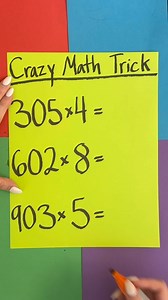 37K views · 74 reactions | Crazy math trick This original video was produced by Network Media LLC Productions, Rick Lax and Jennie Carroll | Hack 'n' Giggle | Facebook