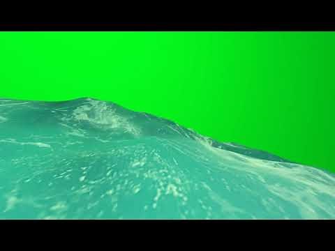 GREEN SCREEN - WAVES 🌊