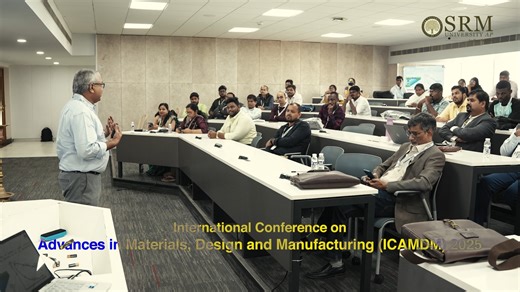 SRM University, AP on Instagram: "Prof. Venkat Reddy, IIT Hyderabad, keynote speaker at the International Conference on Advances in Materials, Design and Manufacturing (ICAMDM) 2025, speaks about the significance of Hybrid Metal Additive Manufacturing to produce quality components. Hear from the expert on the latest research and developments in the field, and some real-world applications in the field! #SRMUniversityAP #SRMAP #AdditiveManufacturing #ICAMDM #ResearchatSRMAP"