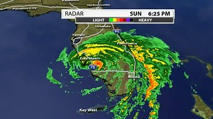 NWS Radar Loop out of Miami showing Hurricane #IRMA making landfall near Naples, FL. The storm is cruising north at 14 mph towards Fort Myers. #FLwx | Jeremy Kappell