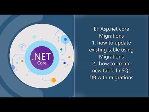 EF Asp.net core Migrations how to update and create new table In SQL DB with migrations