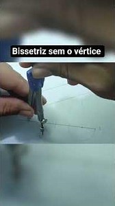 Bissetriz de um ângulo com vértice inacessível
