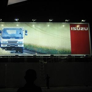 [Hot Item] Signage Advertisement Structure Banner Rotating Trivision Billboard