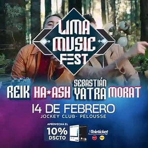 LIMA MUSIC FEST @ JOCKEY CLUB -ultimas entradas Platinum & Vip wtsp : 943581692 | MUSIC PERU | Facebook