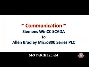 Communication Allen Bradley Micro800 to Siemens WinCC SCADA