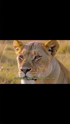 🦁 Lion's Journey: From Cub to King | #Shorts