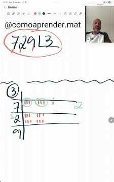 divisão por linha... #matemática #educação #divisão