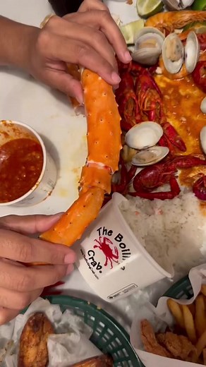 Delicious Seafood Boil with Extra Juicy Sauce for Dipping!