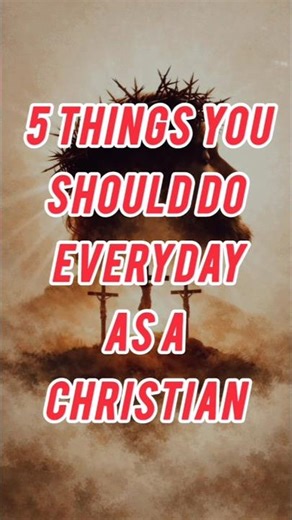 Watch! What You Should Do Everyday As A Christian #Jesus