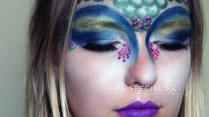 Looking forward to expressing your inner mermaid on Halloween? Here's one of the many looks you can create using BYS' Mermaid Kit! | Cosmetics Plus