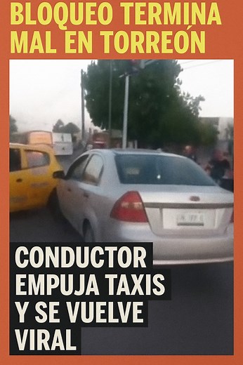 😱🚕 Conductor se abre paso entre taxis y desata polémica #México #Viral #Tránsito #NoticiasMéxico | Oculto MX