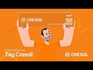 Como ativar a sua Tag Cresol - Passo a passo