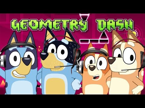 Bluey Play Geometry Dash