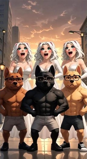 Skinny Dogs Transform Into Muscle Heroes! 💪🐶 Funny 3D Animation