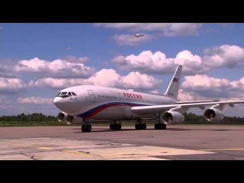 President Putin's plane Ilyushin Il-96